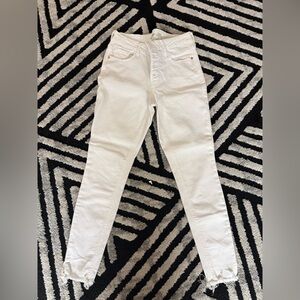 Old Navy White Rockstar Super Skinny Jeans